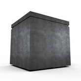 Gardenstone Cubic 36 Planters Gardenstone Etched Black No Accent Color